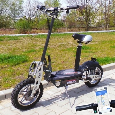 Trottinette électrique CROSS XXL Viron Motors 1000W - CARBONE Trottinette électrique CROSS XXL Viron Motors 1000W - CARBONE