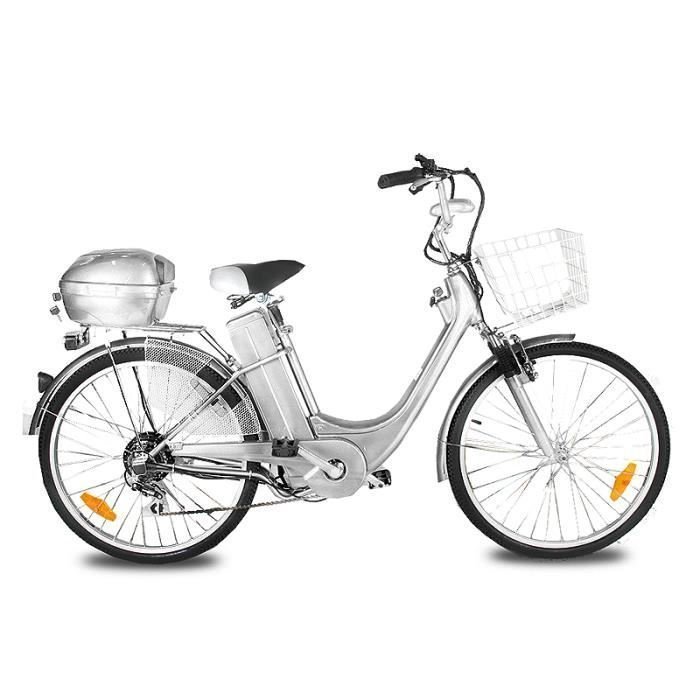 Vélo électrique City Bike VIRON MOTORS SILVER