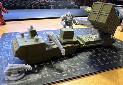 6-8mm Heavy Mule MRRV Tractor & Quad Super Heavy Missiles