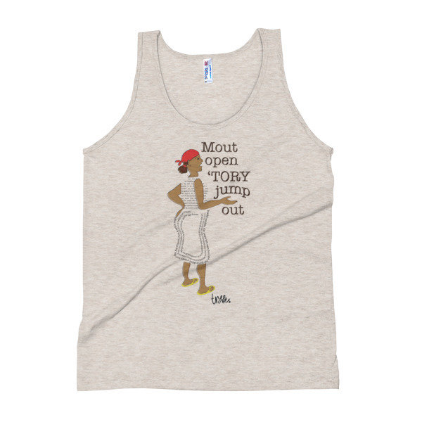 The 'Mout Open' Tank Top by Tree Roots