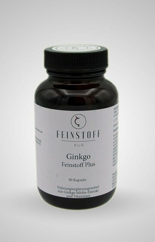Ginkgo Feinstoff plus | 90 Kapseln