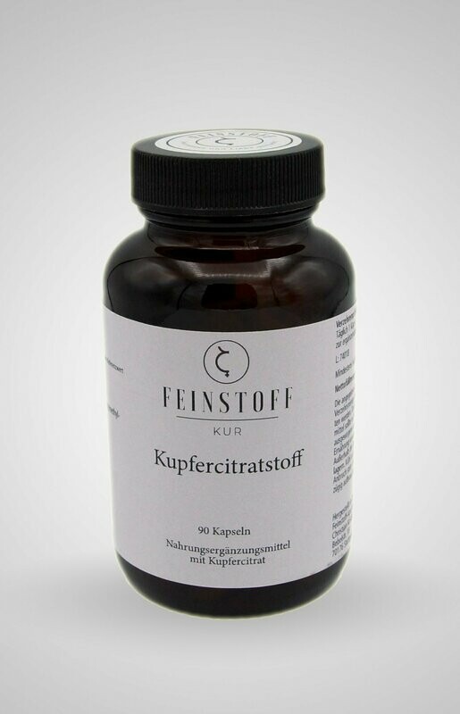 Kupfercitratstoff | 90 Kapseln