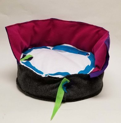 ROUND PURPLE AND PINK
