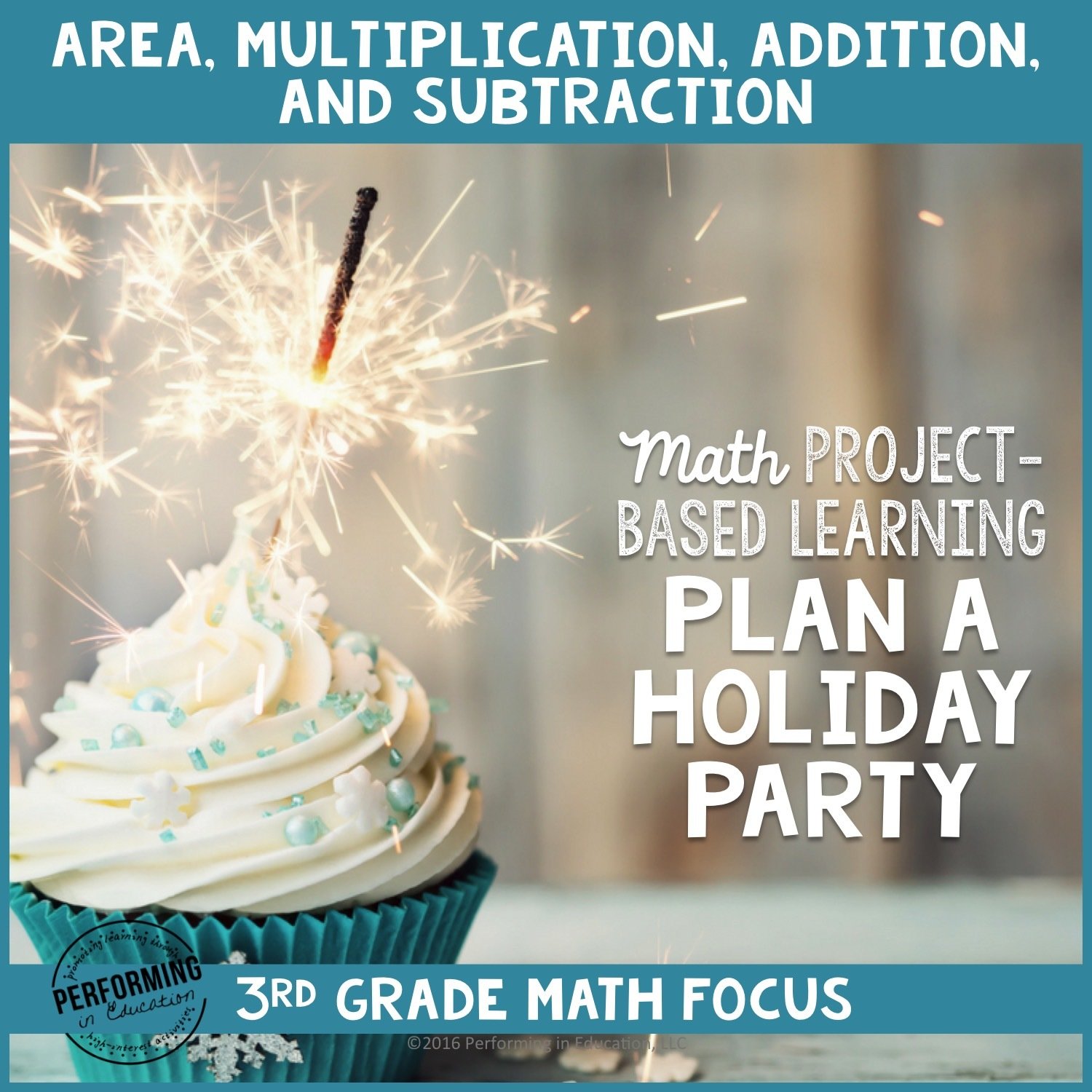 Winter Project Based Learning for 3rd Grade: Plan a Holiday Party