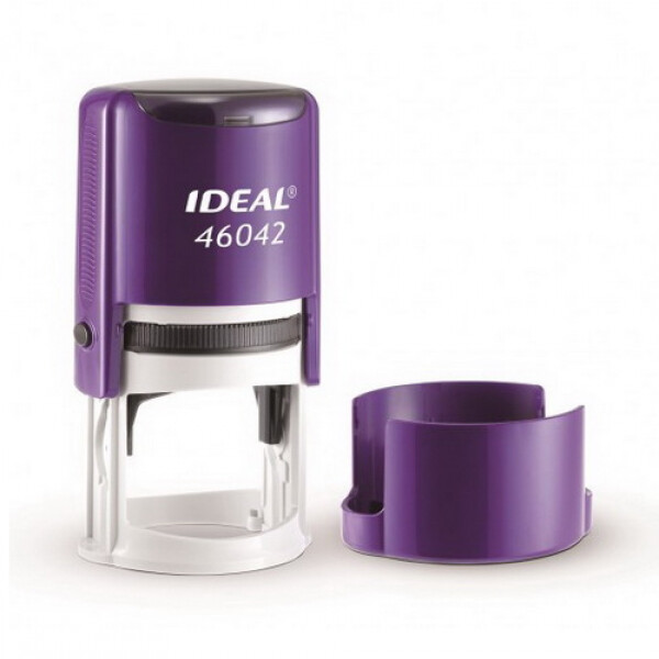 Печать автоматическая Ideal  46042, 42 мм фиолетовый