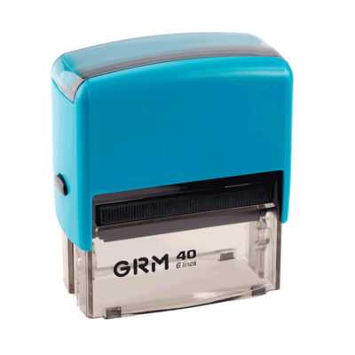 Штамп автоматический GRM 40 Office, 59x23 мм, синий