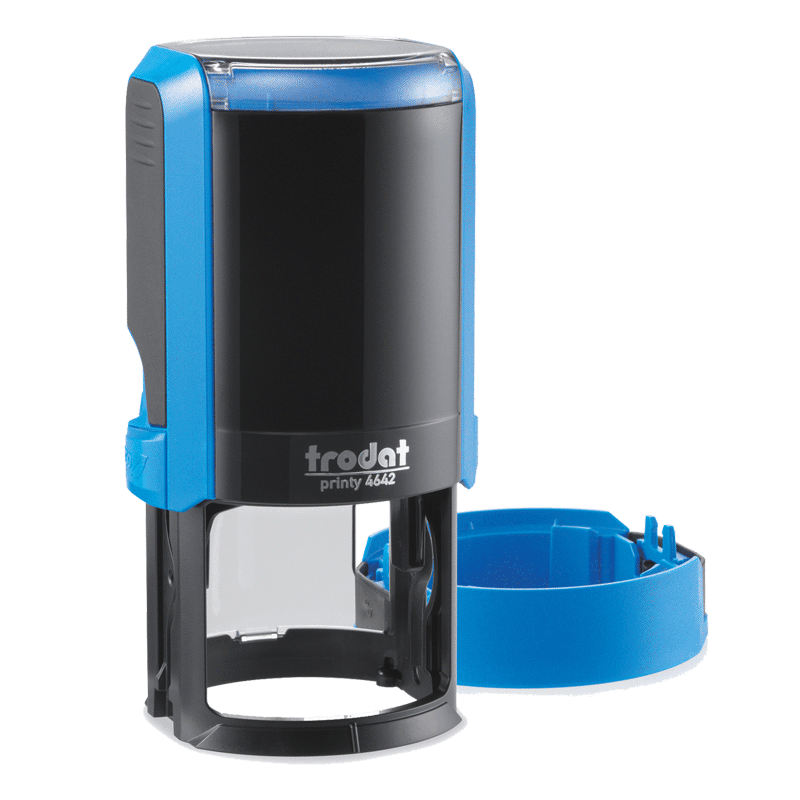 Печать автоматическая Trodat 4642 P4 NEW, 42 мм (синий)
