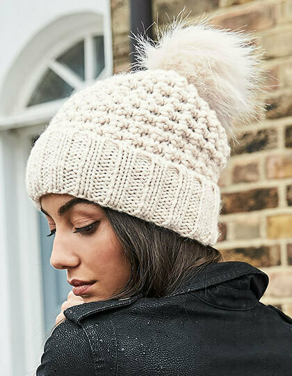 Kappe Popcorn fur Pop Pom Beanie