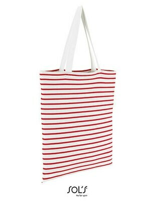 Striped Jersey Shopping Bag Luna