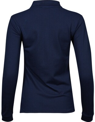 Polo Shirt Luxury Stripe Stretch Polo