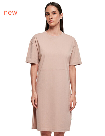 Organic Oversized Slit Tee Dress