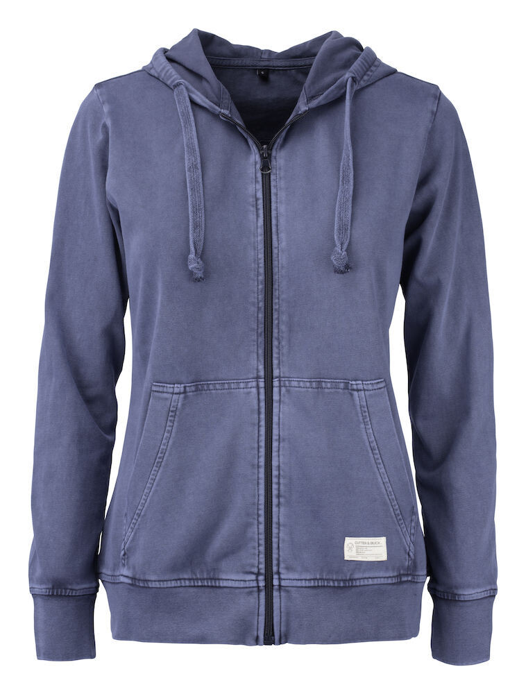Ladies Fashion Full Zip Hoodie