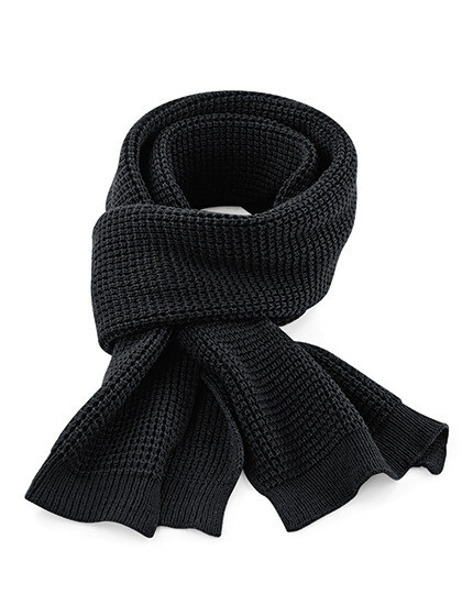 Schaal Cable Knit Melange Scarf