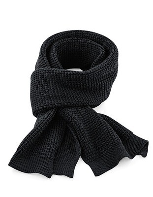 Schaal Cable Knit Melange Scarf