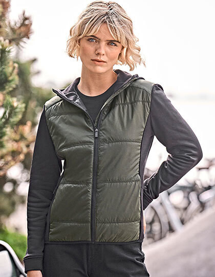 Damen Hybrid-Stretch Hooded Jacket