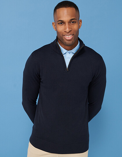 Herren Pullover; Men`s Quarter Zip Jumper Herren Pullover; Men`s Quarter Zip Jumper