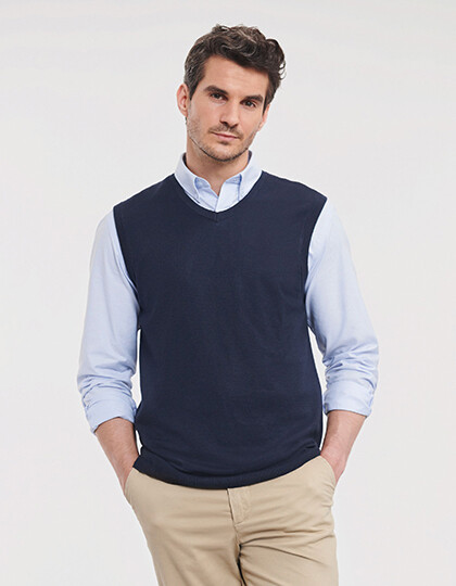 Herren V-Neck Sleeveless Knitted Pullover