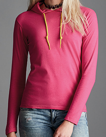 Women`s Lightweight Long Sleeve Hooded Tee