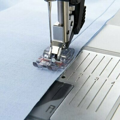 Clear 1/4" Quilting Foot for IDT System - Pfaff