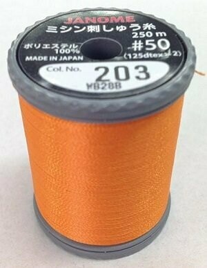 Orange 203 - Janome Embroidery