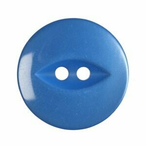 Royal Blue Fish Eye Button - Choose size