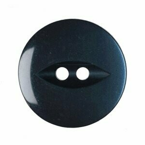 Dark Navy Fish Eye Button - Choose size