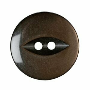 Brown Fish Eye Button - Choose size