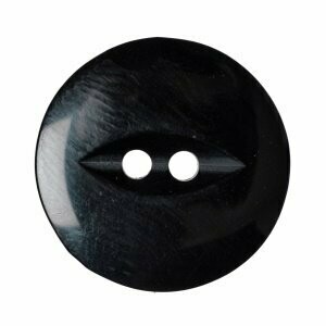 Black Fish Eye Button - Choose size
