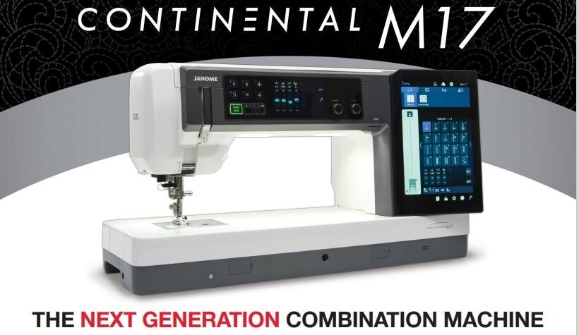 Continental M17 Sewing and Embroidery Machine - Janome - Ex Display
