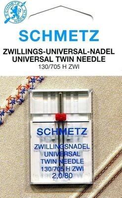 Twin Needle - Schmetz - Choose size