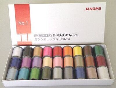 Embroidery thread - Box 1 - Janome