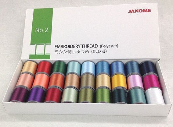Embroidery thread - Box 2- Janome