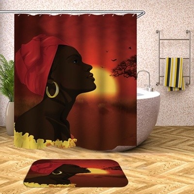 Afrocentric 2-Piece Shower Sets