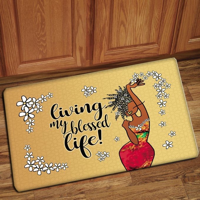 Interior Floor Mat (Living My Blessed Life)