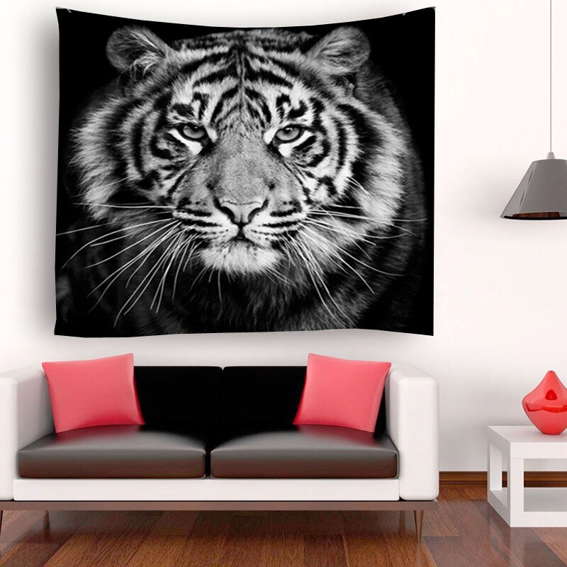 Retro Tiger Tapestry