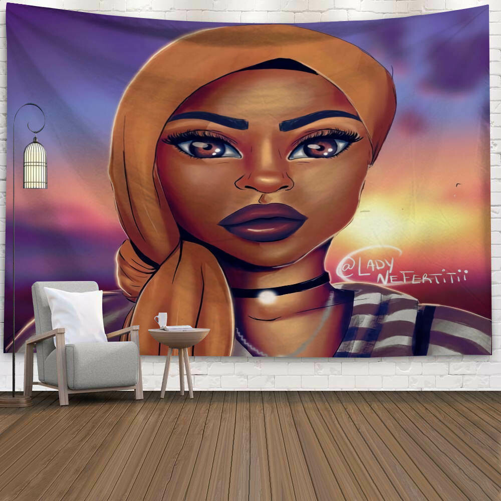 Afrocentric Wall Tapestry (Design #37)
