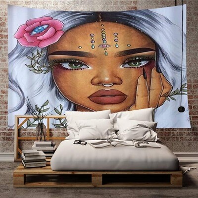 Afrocentric Wall Tapestry (Design #45)