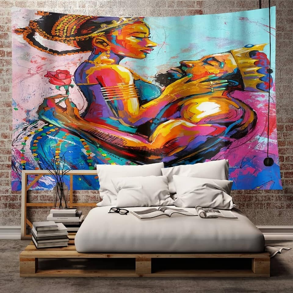 Afrocentric Wall Tapestry (Design #48)