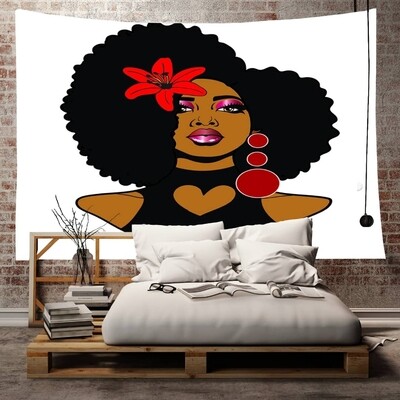 Afrocentric Wall Tapestry (Design #7)