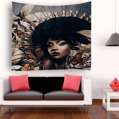 Afrocentric Wall Tapestry (Design #5)