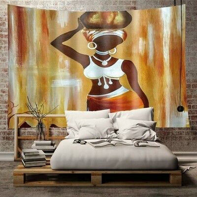 Afrocentric Wall Tapestry (Design #17)