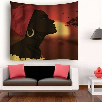 Afrocentric Wall Tapestry (Design #20)