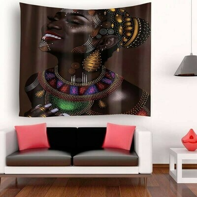 Afrocentric Wall Tapestry (Design #22)