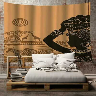 Afrocentric Wall Tapestry (Design #21)
