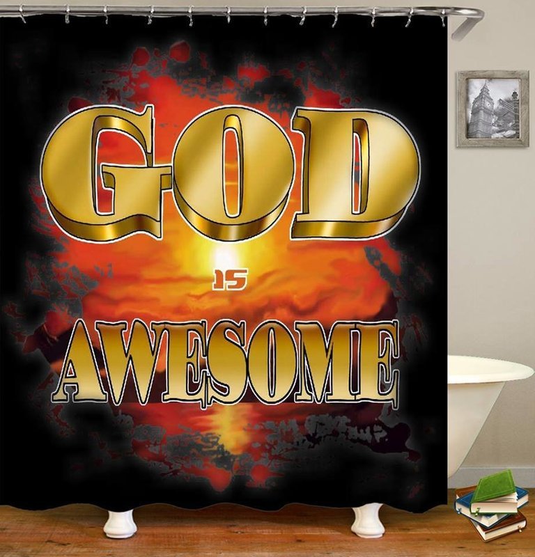 2-Piece Shower Set (God is Awesome)