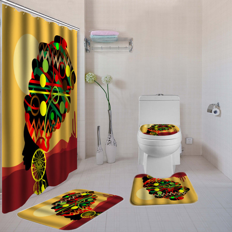 4-piece  Bath Set (Headwrap Queen)