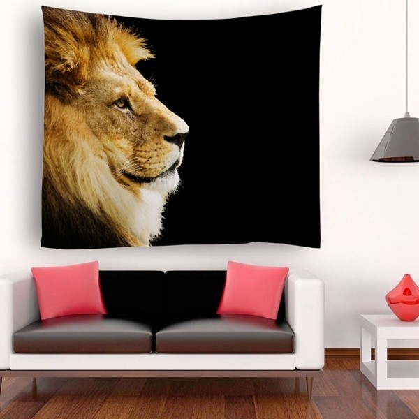 Lion King of the Jungle Tapestry