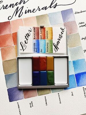 The French Mineral Collection - Pocket Palette Plus Mixing Pans...