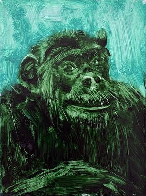Disinformation I | Figurative Abstract Portrait Painting by Bartosz Beda Disinformation I | Figurative Abstract Portrait Painting by Bartosz Beda