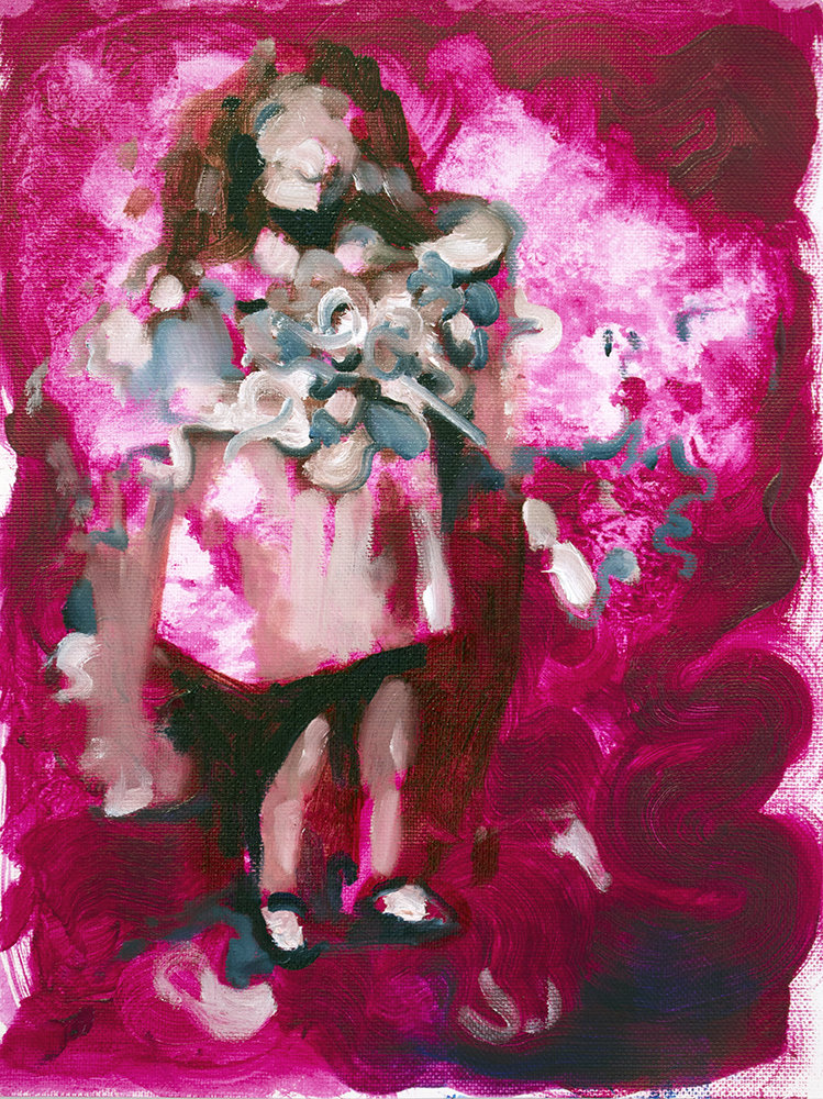 Original Oil on Paper: Study III Original Oil on Paper: Study III